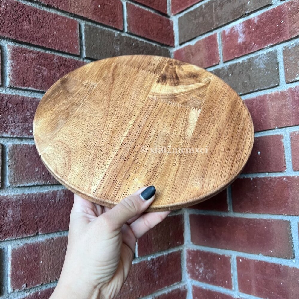 BULLSEYE PLAYGROUND WOOD LAZY SUSAN 1CT - Picture 2 of 7